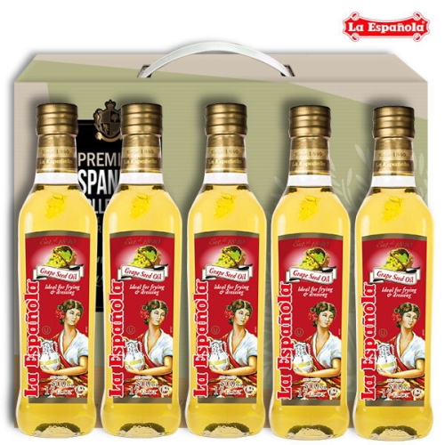 에스파뇰라 포도씨유 500ml 5병 선물세트