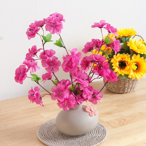 플라워트리  봄소식 진달래 화병o set 37cmP 조화 화병 꽃 FMFUFT