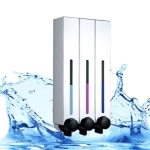 욕실디스펜서 크롬3구