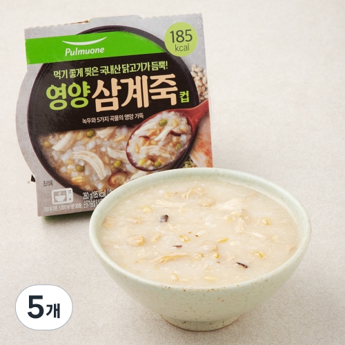풀무원 영양 삼계죽 컵 260g [5개]