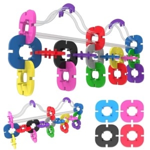 마블런 창작용 27pcs 다리 교량 만들기 블럭 블록 끼우기 마불런 종류 특징 학습 027F17H2