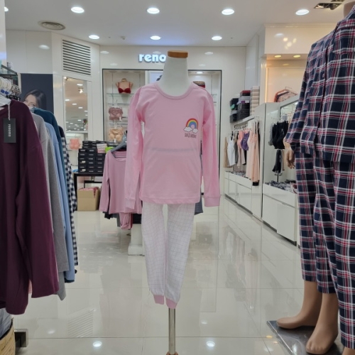 레노마 이너웨어 아동 무지개9부내복PK 0C3WU28799