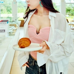 텐바이텐 일호장신구 크롭 골지 튜브탑