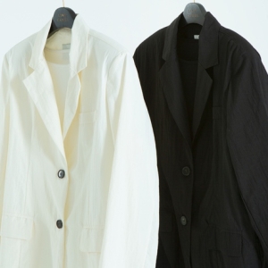 시드마켓 투버튼 베이직 심플 자켓 309K356S 빅사이즈 여성