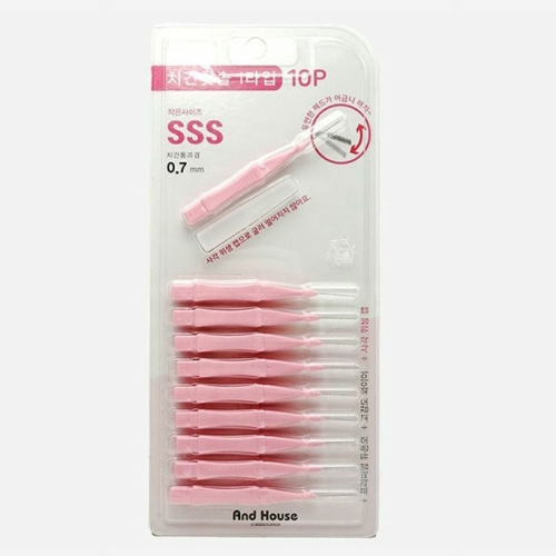 앤하우스  SM 덴탈 치간칫솔 I형 SSS 0.7mm 10p