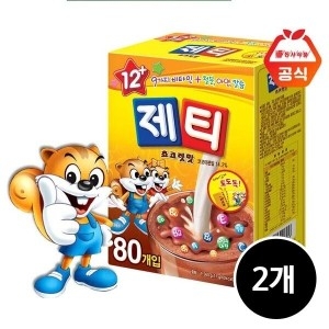 동서식품  제티 쵸코렛맛 분말, 17g, 160개