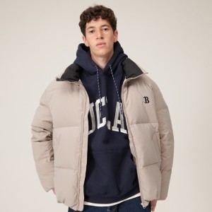 유씨엘에이 BRUINS B로고 푸퍼 숏 다운점퍼 UXBDO23