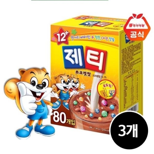 동서식품  제티 쵸코렛맛 분말, 17g, 240개