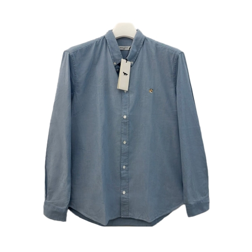 메종키츠네 셔츠 남성 폭스 워싱_JM00435WC500