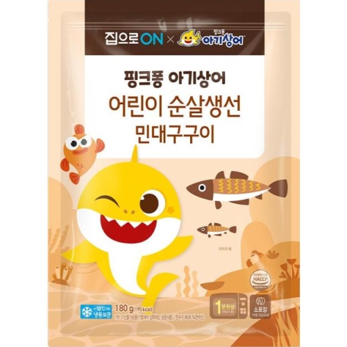 집으로ON 핑크퐁 순살생선 민대구구이 180g