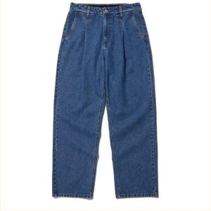 인터크루 남 미듐인디고인밴딩세미와이드데님팬츠ITX5EL05A