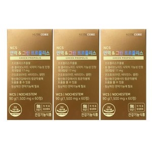 뉴트리코어 NCS 면역&그린 프로폴리스 1500mg 60정