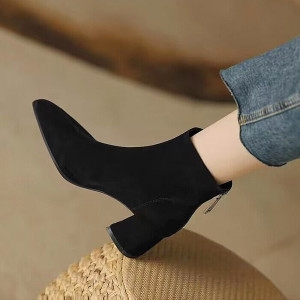 힐슈빌 여성 스웨이드 앵클부츠 삭스부츠 U6-313