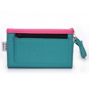   kroo clutch wristlet wallet for smartphones retail packaging teal an.. 상품이미지