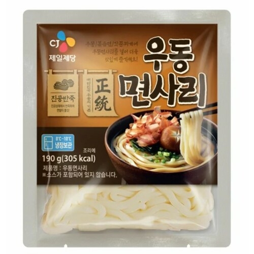 CJ제일제당  우동면사리 1인 190G