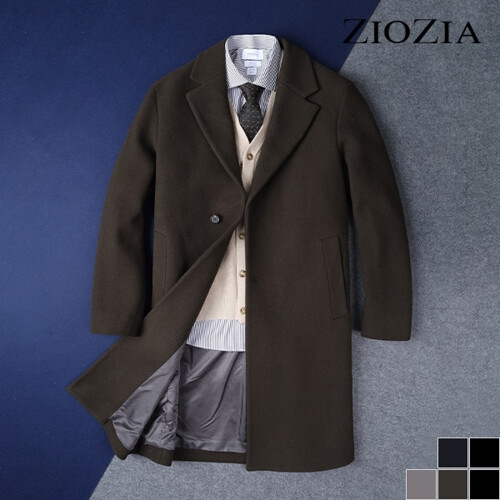지오지아 남성 세미 오버핏 울코트_ABA4CG1102