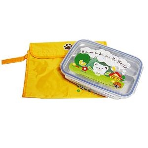 스텐락 배식판 어린이식판 배식반1호가방포함