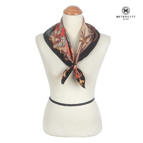 메트로시티 베르사유 실크 스카프_MSFS-1017