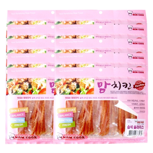 피에스코리아 맘쿡 맘치킨 습식 슬라이스 300g