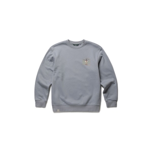 올젠 남성 원포인트 기모 맨투맨_ZMD4TR1301LBL