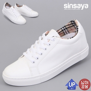 신사야 이너체크 키높이 남여스니커즈 SSY2176