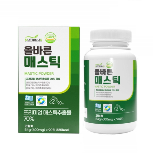 올바른영양 뉴트리너스 올바른 매스틱 600mg 90정