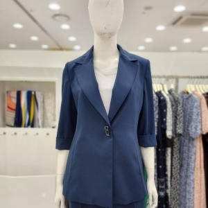 조이너스 23추 여성 정장 원버튼 스판 칠부 자켓JDF8WTJ0030