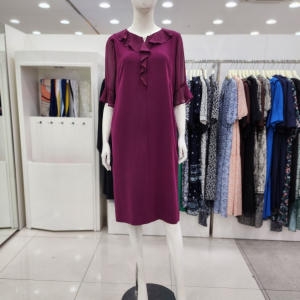 조이너스 23추 여성 정장 시스루 칠부 프릴 원피스JDF8WOP0110