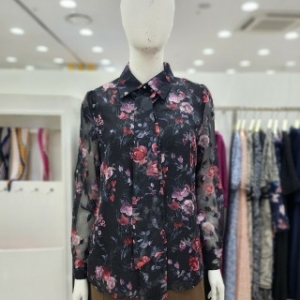 조이너스 여성 블라우스 23추 프린트 시스루 이너 정장JDF8WRB0120