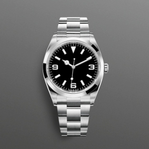 롤렉스 바제나리 익스플로러 36mm 디버클 러버밴드 ref 124270