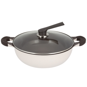 삼우에너텍 포시즌 인피니티 인덕션 주물 양수 웍팬 32cm 32 11.5 cm 1개