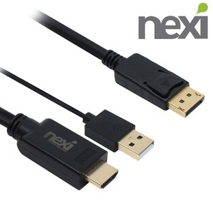 리버네트워크 NEXI HDMI to Displayport 케이블(NX-HDDP)[2m]