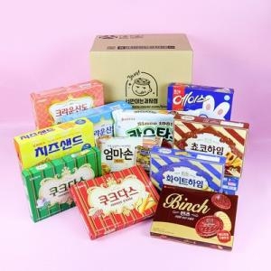 해태제과  탕비실 간식을 부탁해 과자 8종 세트