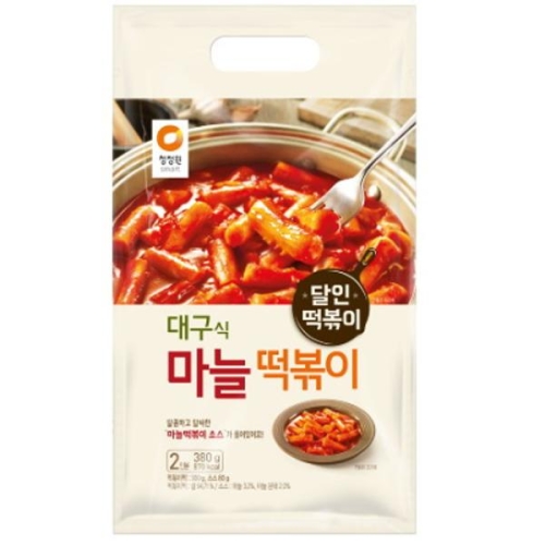 대상 청정원 대구식 마늘떡볶이 380g