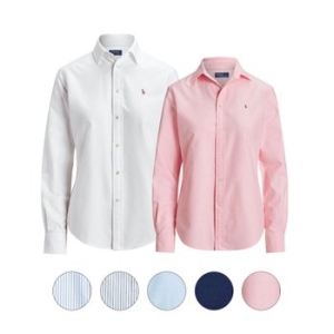 폴로랄프로렌 여성 클래식핏 옥스포드 셔츠 211747514