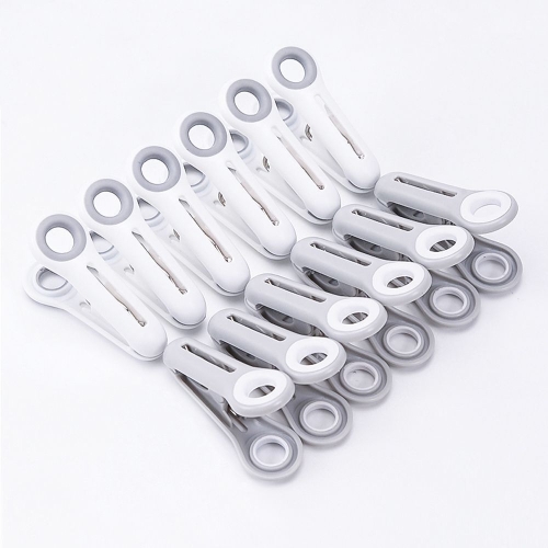 오너클랜  무자국 논슬립 빨래집게 다용도집게 클립 12pcs