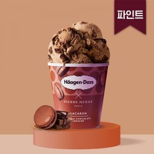 하겐다즈  마카롱 더블 초콜릿 가나슈 아이스크림 403ml