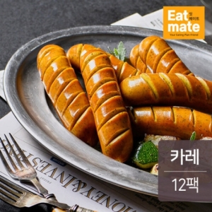 푸드나무 잇메이트 닭가슴살 소시지 카레맛 100g [12개]