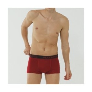 플레이보이 남성 라인로고 드로즈 와인 1매입 PMD2102-WI