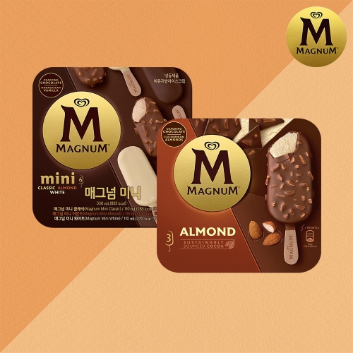 유니레버 매그넘 미니 55ml 6개입 x 3팩