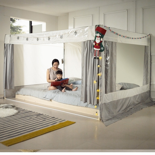 알뜨리  소프트 사각 난방 텐트 세트 베이직 패밀리 침대 방한