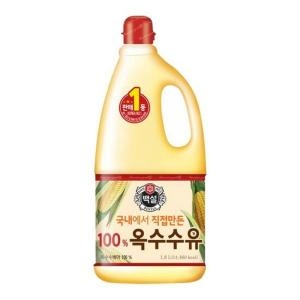 백설 옥수수유 1.8L 4병