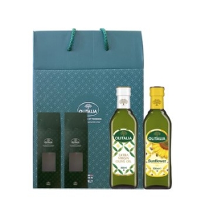 올리타리아 올리브유 500ml x 1병 + 해바라기씨유 500ml x 1개 세트