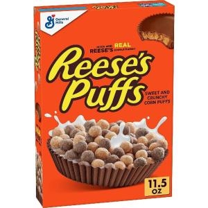 리세스 퍼프 시 Reeses Puffs 초콜릿 땅콩 버터