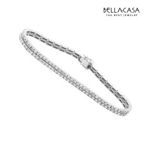 18K 벨라카사 다이아몬드 더블 테니스 팔찌 10013851