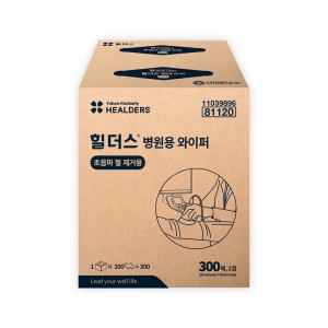 유한킴벌리 와이프올 병원용 와이퍼 300매 다용도 종이보루