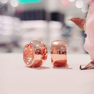 로제도르 14K 오르딘 어니스트 볼륨 원터치 귀걸이 FEST-G-0002