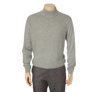 웰메이드 인디안 울혼방 솔리드 하프넥 남성니트 MIEBH3F8301