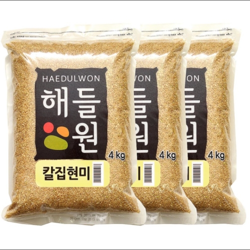 해들원  칼집 현미 4kg 3