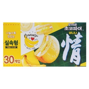 오리온  초코파이 정 바나나 30입 실속팩 1,110g 1개